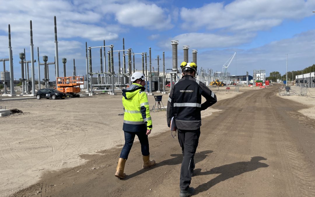 Glasvezel voor transformatorstation TenneT Wijk aan Zee